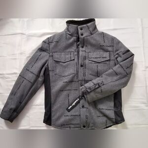 Karl Lagerfeld Grey Men's Jacket Size M
